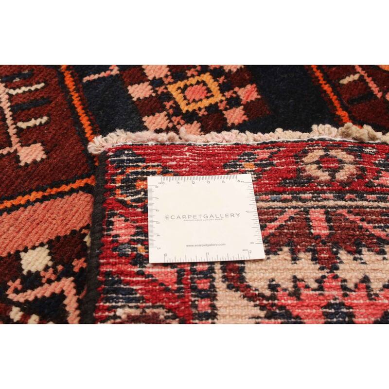 ECARPETGALLERY Hand-knotted Kayseri Vintage Dark Brown Wool Rug - 5'1 x 9'8
