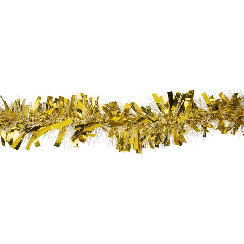 50' x 4' Wide Cut Tinsel Christmas Garland - Unlit
