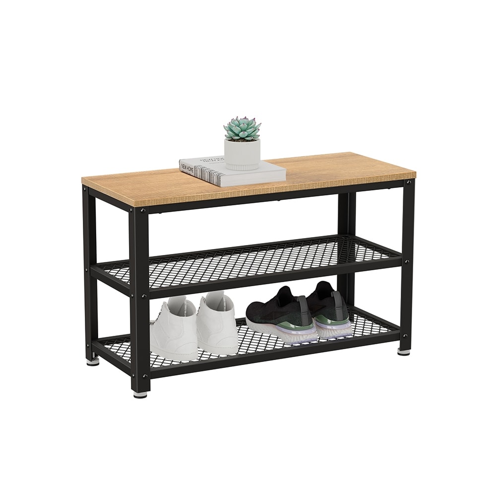 3-Tier Shoe Rack Storage Shelves with Seat - On Sale - Bed Bath & Beyond -  31762415