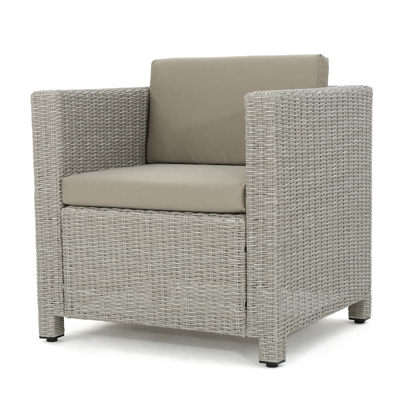 Puerta Outdoor 4-piece Patio Chat Set by Christopher Knight Home