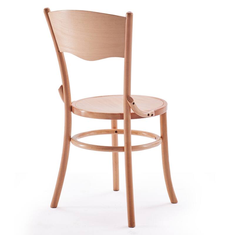 Solid Wood Dining Set of 2, Rustic Farmhouse Kitchen & Dining Room Chairs, Mid Century Table Chairs, Fully Assembled