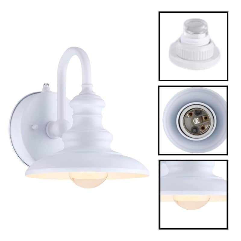 E26 Sconce wall light white wall light fixture metal wall mount lamp