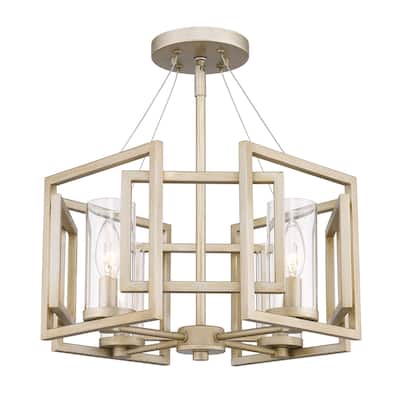 Golden Lighting Marco Semi-Flush Light Fixture