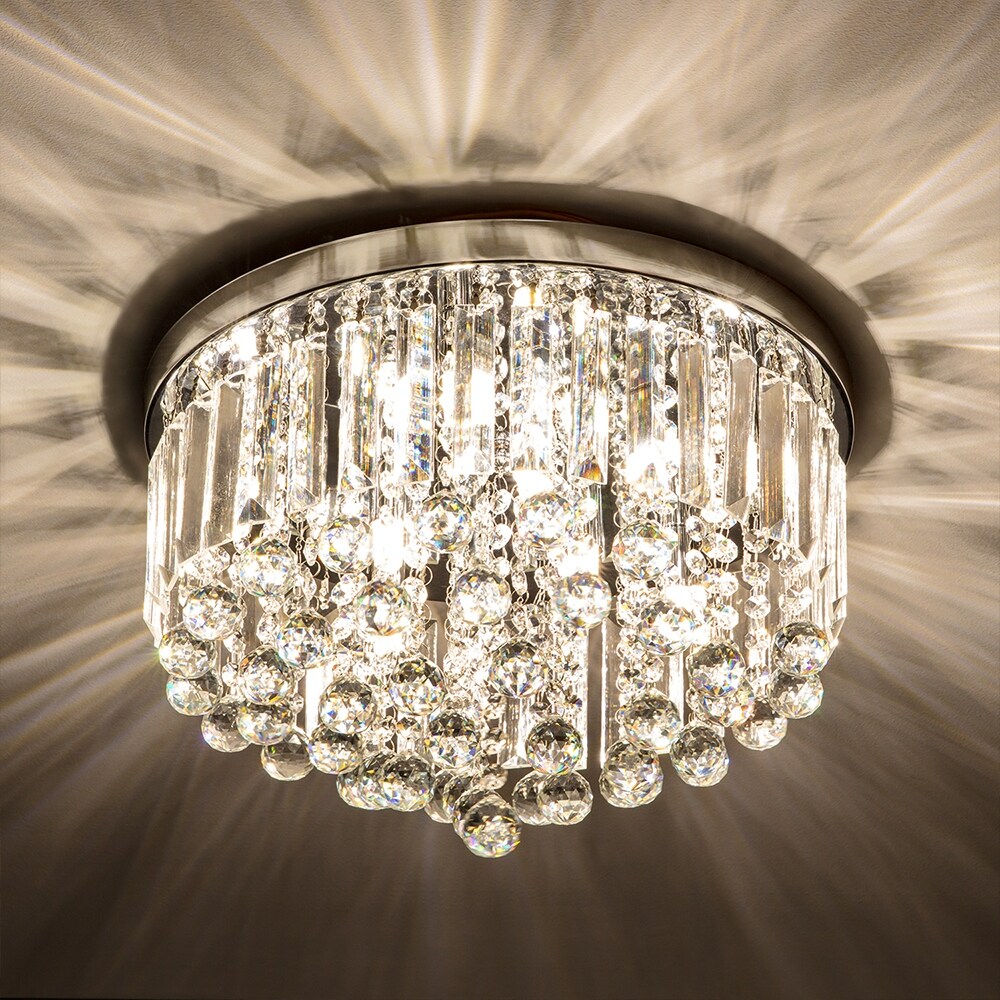 8 Lights Crystal Chandeliers Light, Elegant Mini Crystal Chandelier  Lighting Fixture, - Chrome, image size:1000x1000