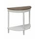 preview thumbnail 13 of 18, Convenience Concepts French Country Half-Round Entryway Table with Shelf