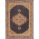preview thumbnail 66 of 68, Hand-knotted Alford Boho Medallion Wool Area Rug Black - 8' x 11'