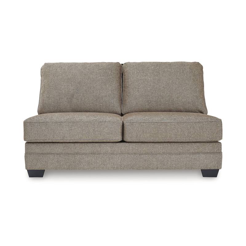 Signature Design by Ashley Cannonbrook Gray 3-Piece Sectional with Chaise - 141" W x 99" D x 40" H