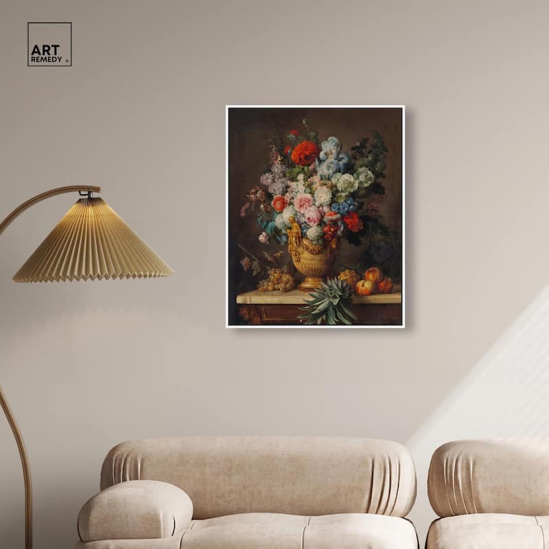 Vallayer 1789 Vase Canvas by Art Remedy