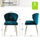 preview thumbnail 71 of 89, Aruna Accent Chair with Metal Legs 20''W X 19.5 ''D X 29''H by HULALA HOME