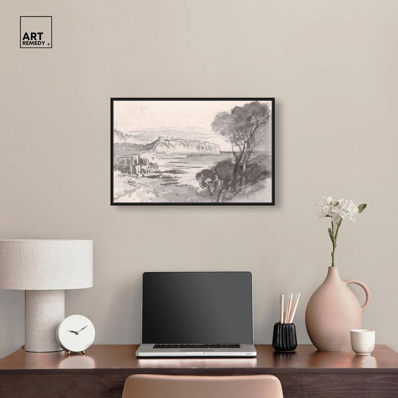 View across a Monaco Canvas by Art Remedy