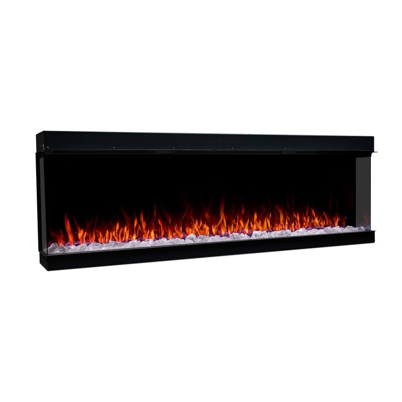 Real Flame 64" 3-Sided SMART Electric Fireplace Insert