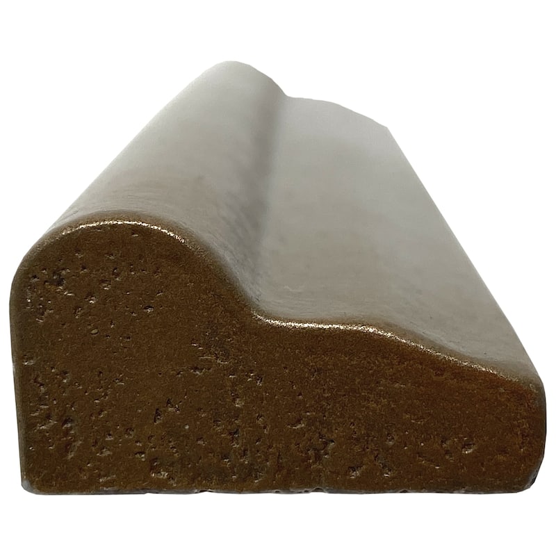 1.3 inch x 8 inch Matte Metallic Chair Rail Wall Tile Trim