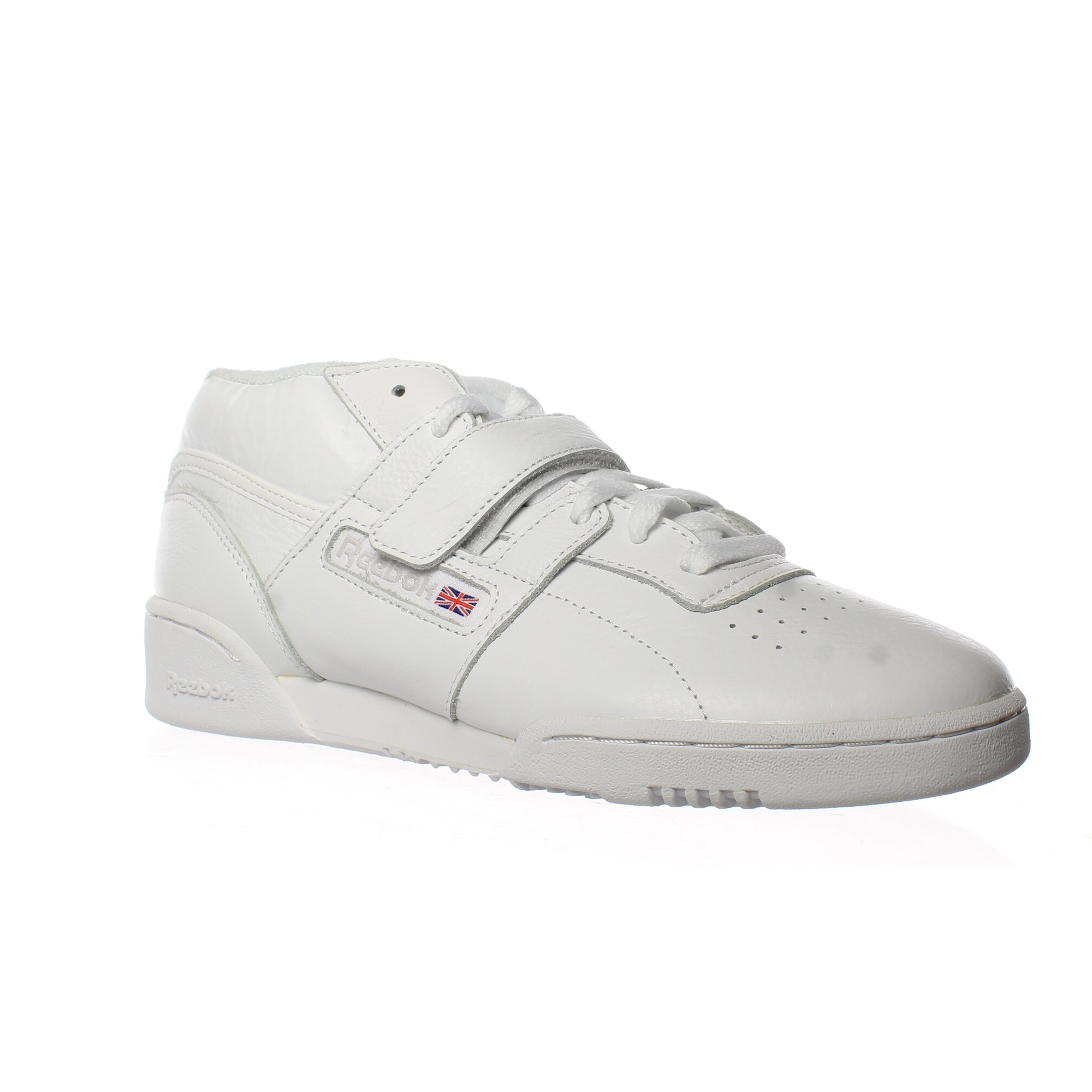 white cross training shoes