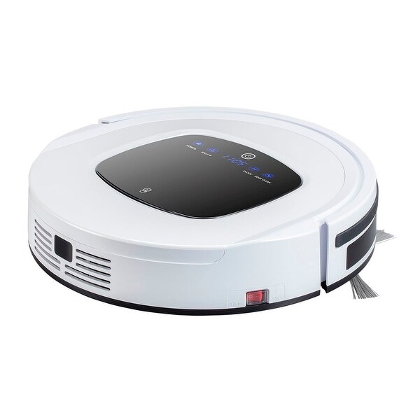 Monoprice MP Intelligent High Suction, Self-Docking, Self-Charging Robotic Vacuum Cleaner with Drop-Sensing Technology a