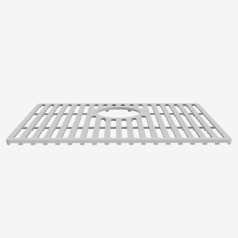 VIGO 19" L X 14" W Silicone Protective Bottom Grid for Kitchen Sink - Gray