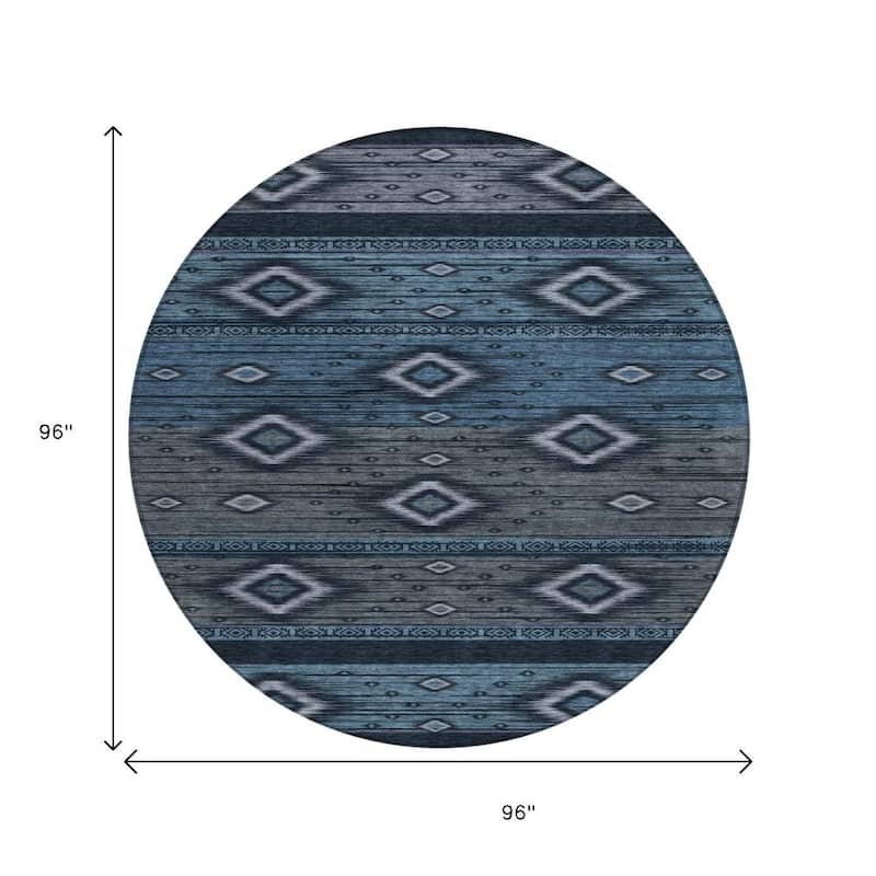 HomeRoots Tribal Transitional Rectangle Outdoor Rug