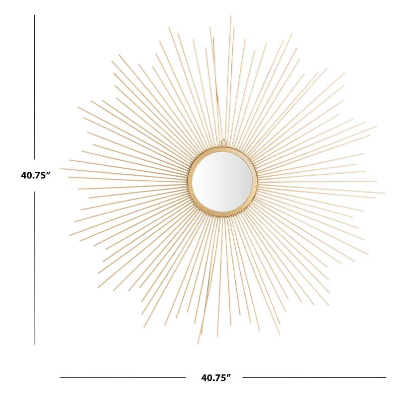 SAFAVIEH Allyssa 41-inch Sunburst Round Mirror - 40.8" W x 0.8" L x 40.8" H - 41Wx1Dx41H