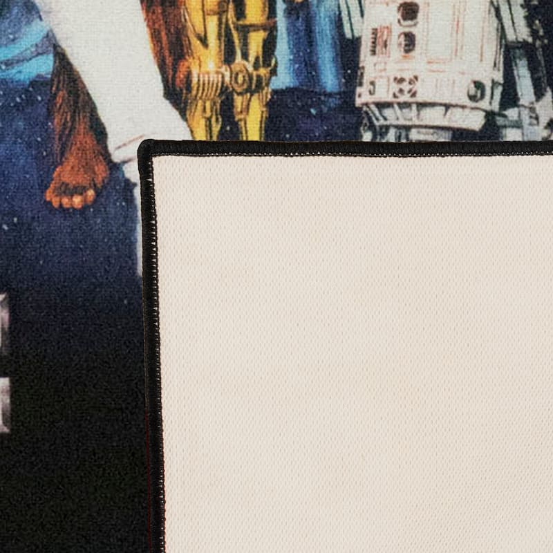 Licensed Disney Star Wars Character Youth Digital Printed Indoor Area Rugs, 3'4" x 5'4"