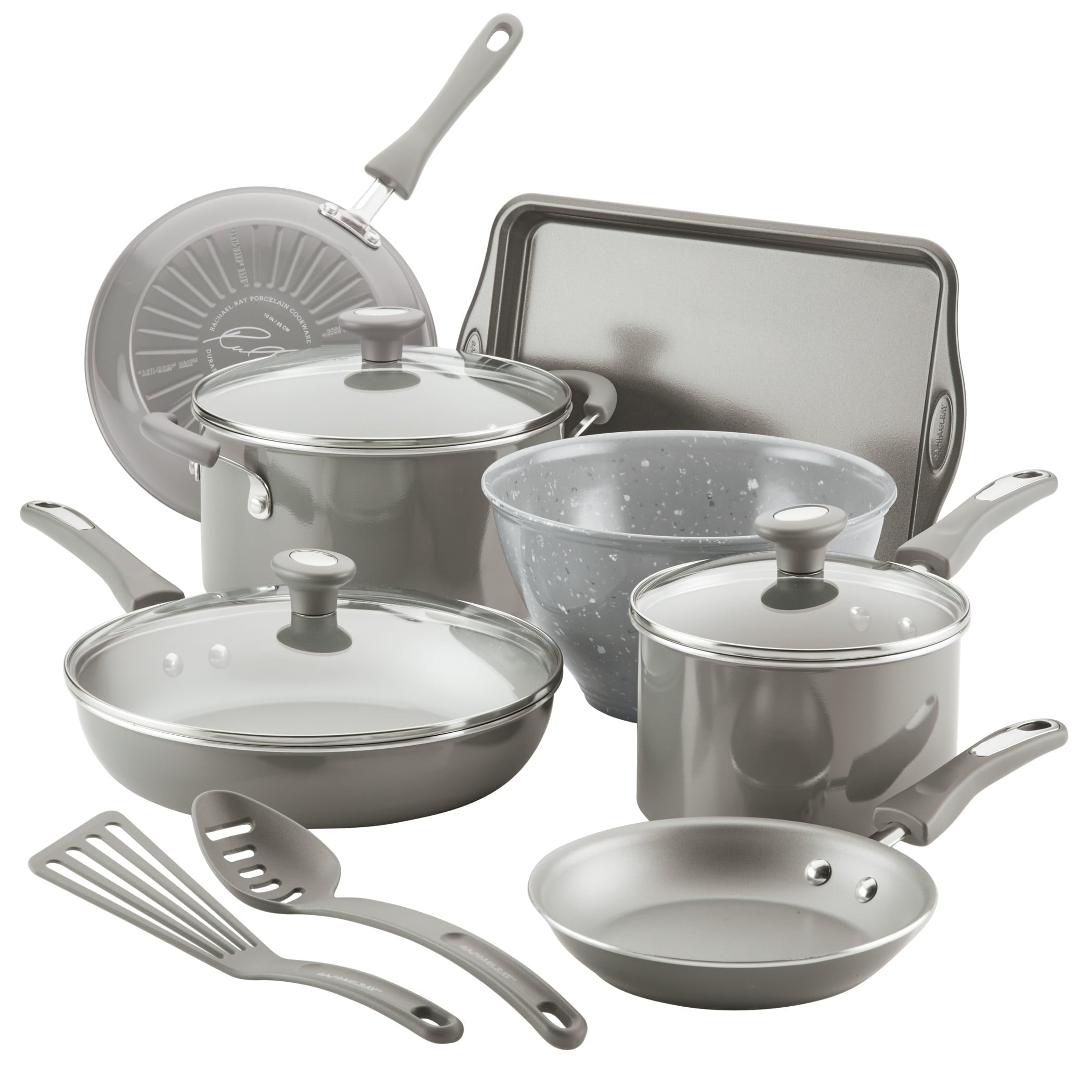 Paula Deen Family's New Hammered Aluminum Forged Silver 14pc