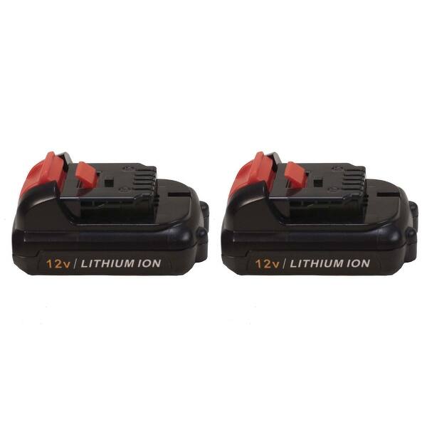 Shop 2x 1 5ah 12v Battery For Dewalt Dcb120 Dcb127 Dcb123 Li Ion On Sale Overstock 29608002