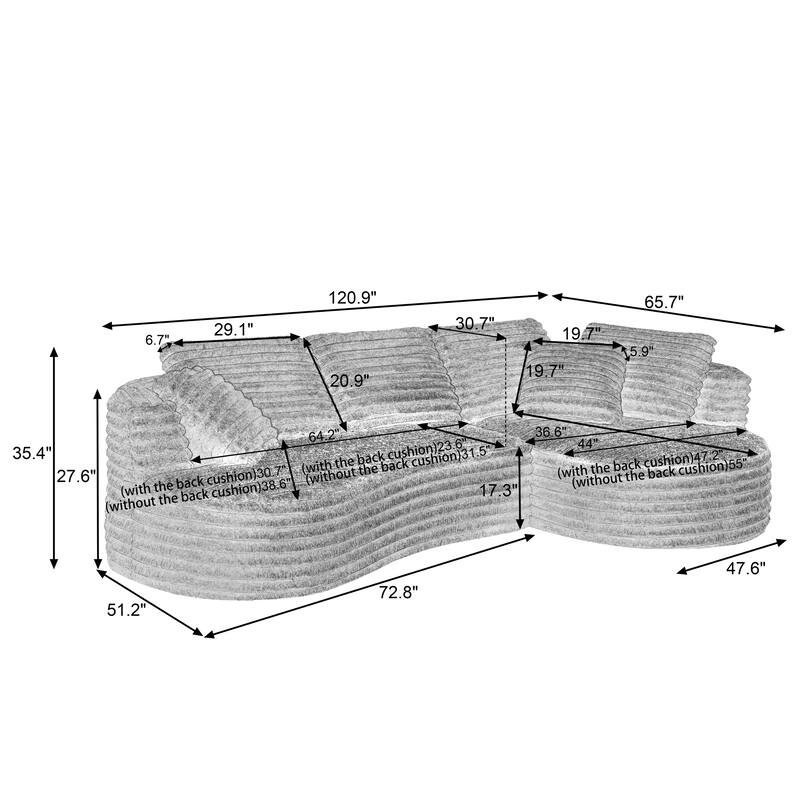 Computer Desk with 90 Degree Rotating Desktop, 43 Inch Office Desk with Storage Drawer and Cabinets, Gaming Desk with Shelves