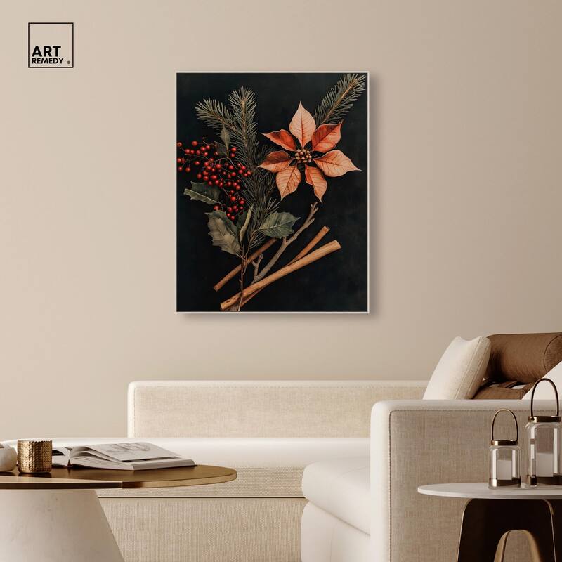 Hearth Flora Canvas by Art Remedy