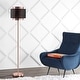 preview thumbnail 3 of 6, Regina 60.5" Metal LED Floor Lamp, Copper/Black by JONATHAN Y - 60.5" H x 13.75" W x 13.75" D