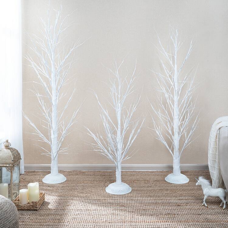 Birch Christmas Tree Set Of Three