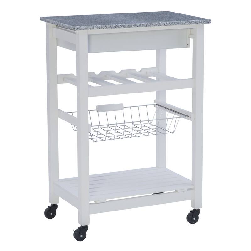Jake Compact Mobile Rolling Kitchen Cart