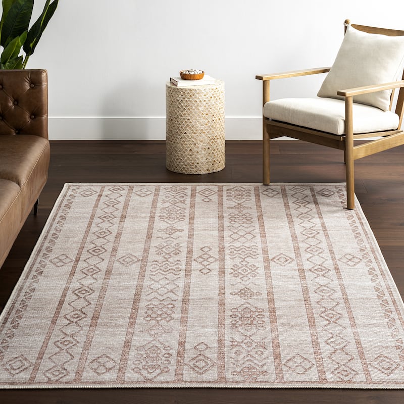 Nuloom Green Haven Collection Recycled Cotton Machine Washable Area Rug