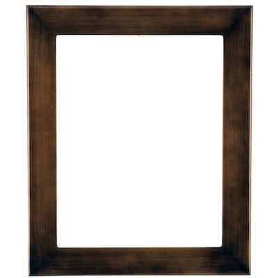 Cafe Framed Rubbed Bronze Rectangle Mirror - Antique Bronze