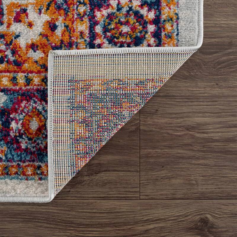Hauteloom Istanbul Collection Vintage Oriental Traditional Medallion Area Rug