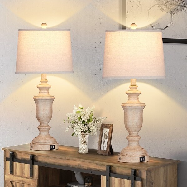Beige touch lamp outlet