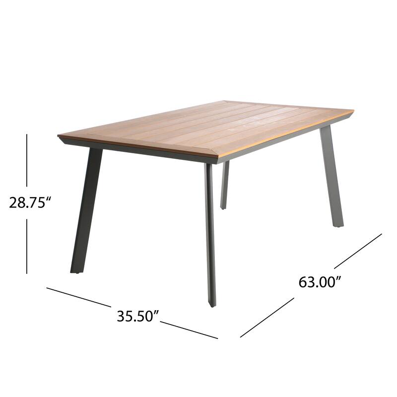 Leeds Aluminum 7-piece Dining Set by Christopher Knight Home