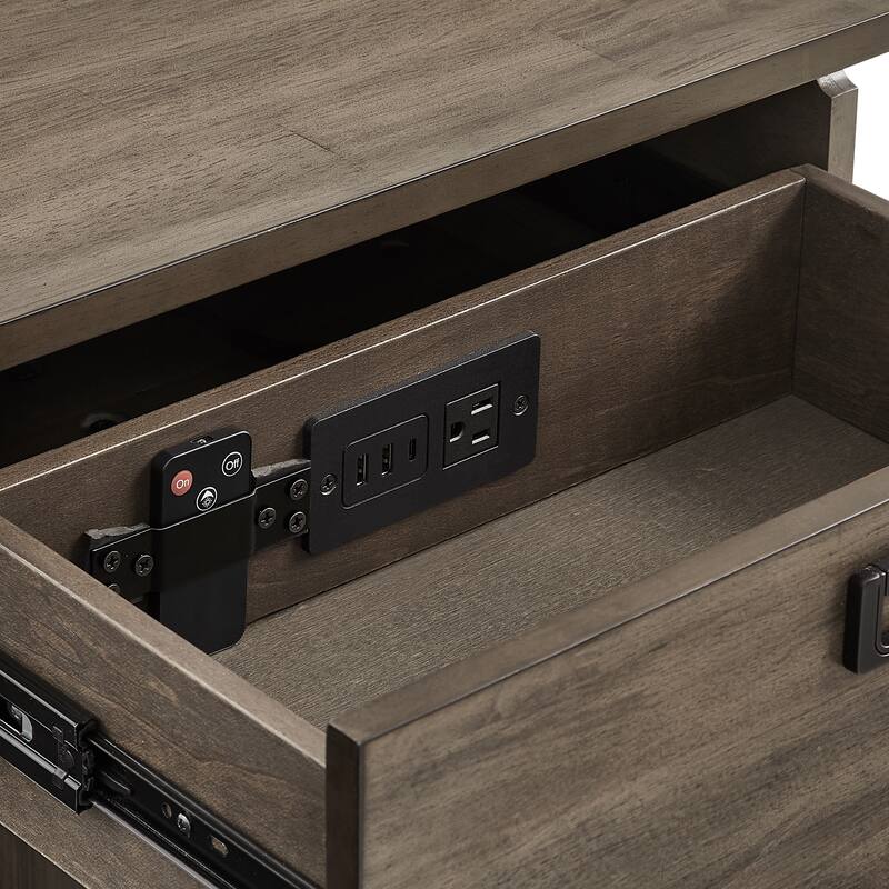 Danson Upholstered King Bed with Side Tables