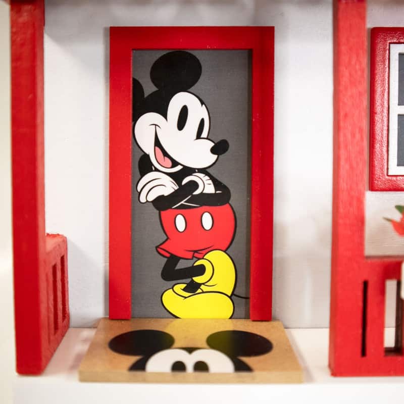 Home Bazaar Disney Mickey Mouse Cottage Birdhouse
