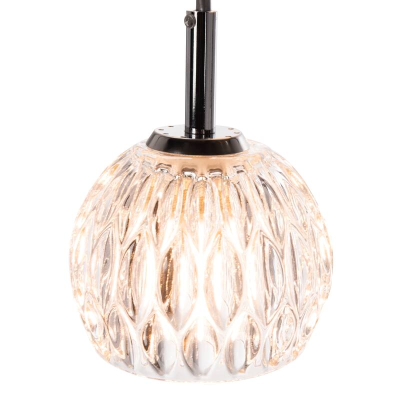 SAFAVIEH Lighting Sumaya Pendant - 15"x15"x42.5-79.25" - Chrome - 15Wx15Dx79H