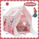 preview thumbnail 4 of 5, Kids Playhouse Large Children Indoor Play Tent w/ Cotton Mat Longer