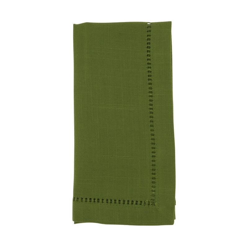 Classic Hemstitch Border Dinner Napkin (Set of 12) - 22" x 22" - Set of 12