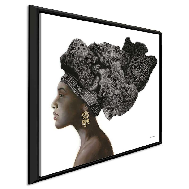 "Pure Style Black" Print on Floating Canvas