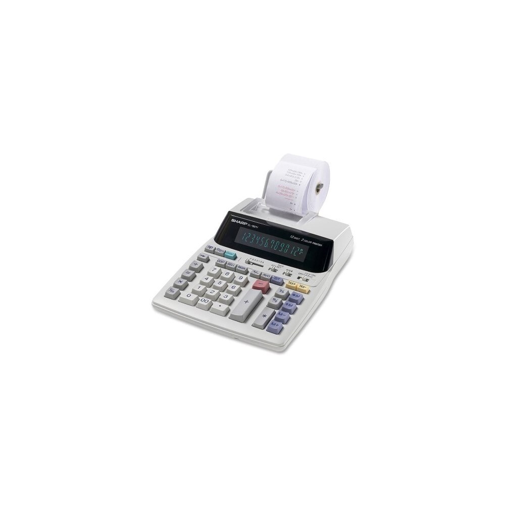 Sharp EL1801VG Sharp EL-1801V Portable 12-Digit 2-Color Serial Printing  Calculator Bed Bath  Beyond 15150499