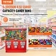 preview thumbnail 4 of 19, VEVOR Commercial Vending Machine, Triple Compartment Candy Dispenser with Iron Stand, Gumball and Candy Machine
