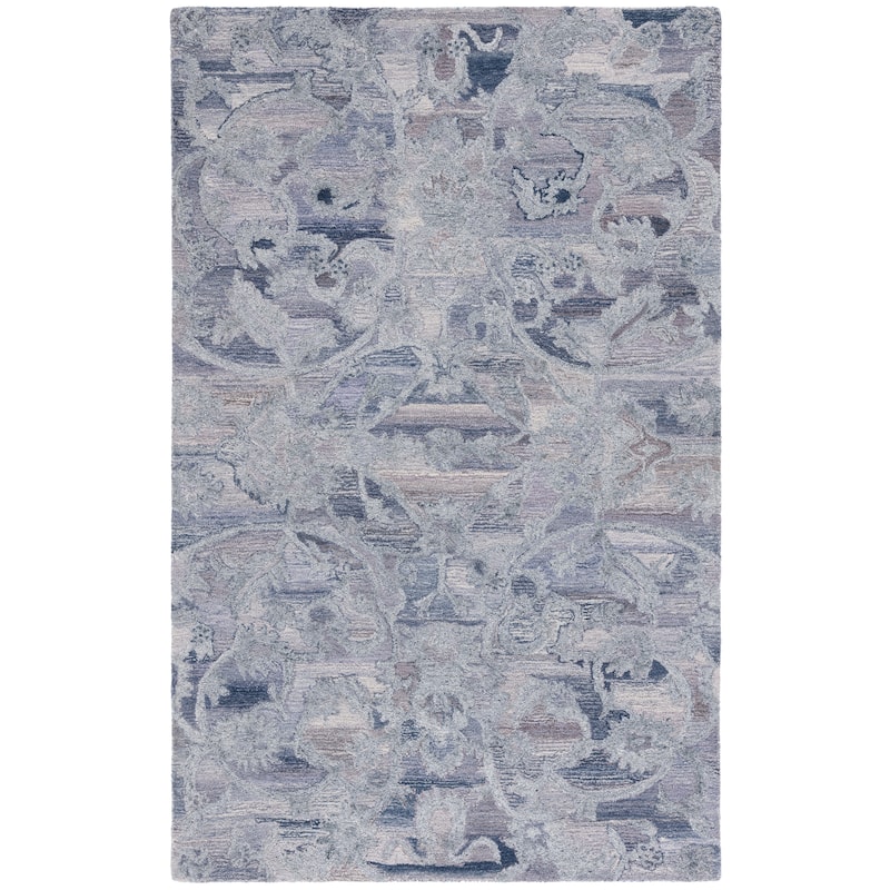 SAFAVIEH Handmade Anatolia Liilia Rug - 6' x 9' - Violet/Purple