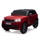 preview thumbnail 1 of 5, Ride On Car Licensed Land Rover w/Remote Control Dark Red - Dark Red