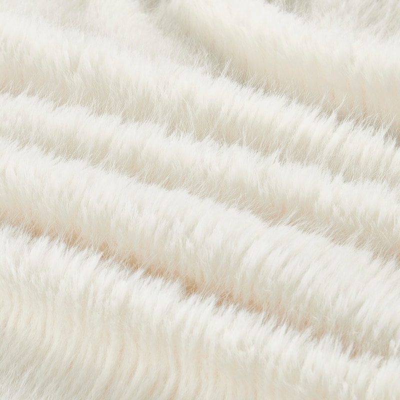 Home Soft Things Super Soft Fluffy Textured FauxFur Throw Blanket