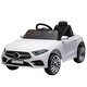 preview thumbnail 1 of 13, 12V Ride On Car, Battery Powered Electric Vehicle with Parent Remote Control, LED Lights, MP3, Four Wheel Suspension White