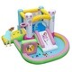 preview thumbnail 12 of 10, Costway Inflatable Bounce House with Slide Jumping Area Obstacle Ball
