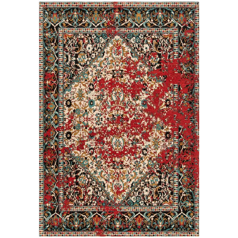 SAFAVIEH Classic Vintage Boho Gaenor Oriental Cotton Rug