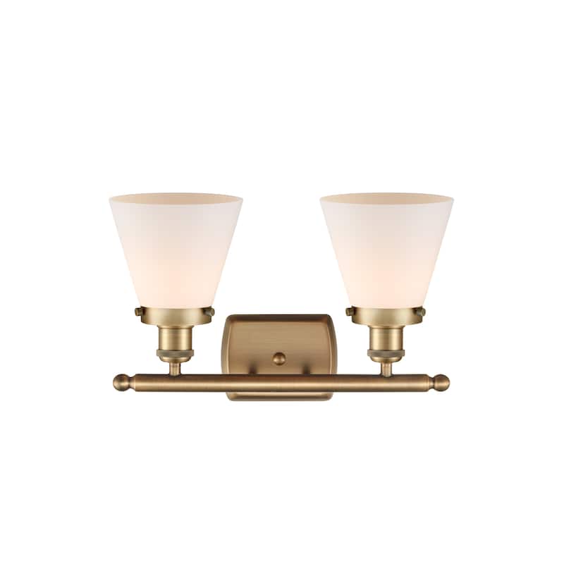 Innovations Lighting Ballston Urban Cone - 2 Light 16" Bath Vanity Light