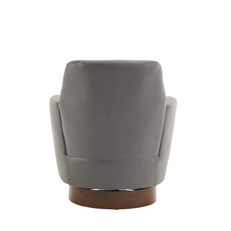 Swivel Barrel Chair, Swivel Accent Chairs Armchair,Round Barrel Chairs